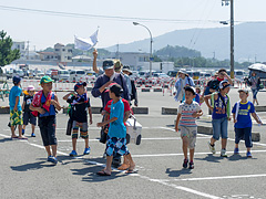 いよいよ海岸へ