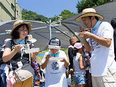 家族で食べる網焼き